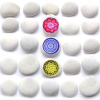 BigOtters Painting Rocks, 25 Rocks for Painting Kindness Rocks Range from About 2 to 3 inches, About 6.8 pounds of Rocks