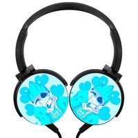 Less Than Semicolon Stereo Headphones Lightweight With Mic Over Ear, Funny Headsets For Iphone, Ipad, Smartphone And Tv 3.5Mm Black