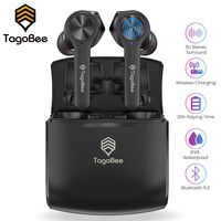 Tagobee TBT11 Wireless Earbuds,Bluetooth 5.0 Wireless Earphones IPX5 Waterproof TWS Stereo Headphones in-Ear Built-in Mic Headset with Wireless Charging Case