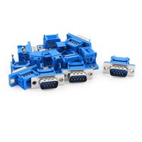 uxcell a15030600ux0505 D-SUB DB9 9 Pin Male IDC Type Crimp Connector for Flat Cable Pack of 10