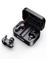 Wireless Earbuds, BlitzWolf True Wireless Stereo Bluetooth 5.0 Earbuds, Easy-Pair 3D Stereo Sound Bluetooth Headphone with Comfortable Wearing, Portable Charging Case and Built-in Microphone