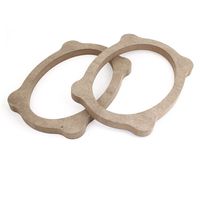 uxcell 2PCS 6" x 9" Wood Speaker Stereo Spacers Adpater