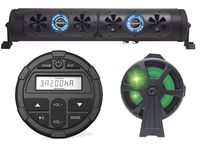 G2 24" Bluetooth Party Bar Off Road Sound Bar LED Single Sided Bazooka + Controller