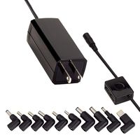 Universal Laptop Charger, Wonsain 65W Slim Portable Laptop Charger Plus Dual USB Devices for Mobile/Tablet,2-Port USB Charger with 10 Tips for Dell Asus Acer HP Compaq Liteon and Most Notebooks