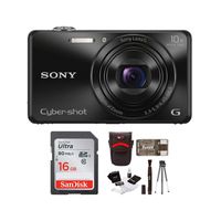 Sony Cyber-Shot DSC-WX220 18.2 MP Digital Camera Bundles (Base Bundle)