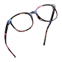 LifeArt Blue Light Blocking Glasses, Anti Eyestrain, Computer Reading/Gaming/TV Glasses for Women, Anti UV, Anti Glare (Floral, 1.25 Magnification)