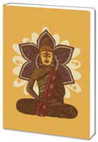 Tree-Free Greetings Recycled Soft Cover Journal, Ruled, 5.5 x 7.5 Inches, 160 Pages, Calmness Within Themed Valentina Ramos Art (88544)