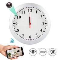 MINGYY 1080P WiFi Camera Wall Clock Motion Detection Video Camera Remote View Camcorder Baby Pet Nanny Monitor Cameras for Home Surveillance Security