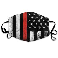 Firefighter Firefighting Flag Dust Mask,Washable and Reusable Cleaning Gardening Outdoor Activities Warm Windproof Mask