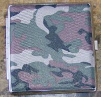 Army Camouflage Metal Full Size Cigarette Case (Camouflage 1)