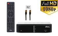 eXuby Digital Converter Box for TV with RF/Coaxial Cable for Recording and Viewing Full HD Digital Channels (Instant or Scheduled Recording, 1080P HDTV, HDMI Output, 7 Day Program Guide)