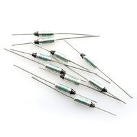 RuiLing 10-Pack Metal Thermal Fuse Thermal Cutoffs for Transformer Motor Electric Industrial Household Appliances Thermal Fuse SF91E-94 Degree Celsius 10A/250V