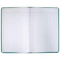 Boorum & Pease 66 Series Account Book, Journal Ruled, Green, 300 Pages, 12-1/8" x 7-5/8" (66-300-J)