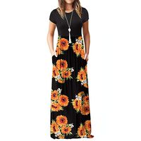Women Dresses Boho Cocktail Party Evening Maxi Dress Beach Sundress for Summer