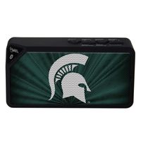 AudioSpice NCAA Michigan State Spartans BX-100 Bluetooth Speaker, Black