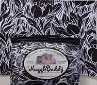 'NUGGLEBUDDY Microwavable Moist Heat & Aromatherapy Organic Rice Pack. Cozy MIDNIGHT IRIS Flannel Fabric with"SWEET LAVENDER" Aromatherapy. GREAT GIFT IDEA!