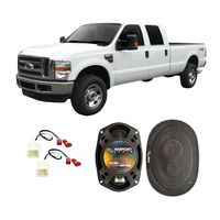 Compatible with Dodge Ram Truck 2500 2006-2009 Front Door Factory Replacement Harmony HA-R69 Speakers