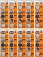 50 x CR2450 Lithium Coin Cell Batteries