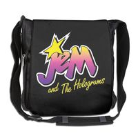 LOTWOF Jem and The Holograms Comic Logo Shoulder Bag Outdoor