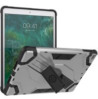 iPad Mini4 Foldable Movie Stand Case, Very Light Slim Hand Band Armour Pattern Style, WEIFA 2018 Newest Super Cool Protection Armor Tablet Cover Case For Apple iPad Mini 4 Gray