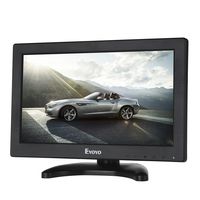 Eyoyo 12" Inch TFT LCD Monitor with AV HDMI BNC VGA Input 1366x768 Portable Mini HD Color Screen Display with Built-in Speaker