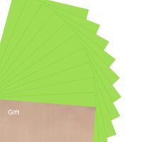 JANDJPACKAGING HTV Heat Transfer Vinyl Bundle for T Shirts, Iron on HTV Vinyl for Silhouette Cameo Cricut (Lime Green)