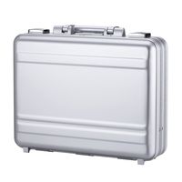 Tokers Metal briefcases for men Aluminum Attache cases Gun Metal 14 Inch 14.5X10.6X4.5inch