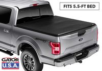 Gator ETX Soft Tri-Fold Truck Bed Tonneau Cover | 59301 | 2009 - 2014 Ford F-150 5.5' Bed w/o Track System | MADE IN THE USA
