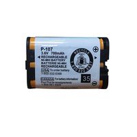 BAOBIAN HHR-P107 Rechargeable Battery 3.6v 700mAh Compatible with for Panasonic Cordless Phone HHR-P107 HHRP107 HHR-P107A HHRP107A KX-TG6071 Telephone Handset(Single)