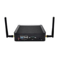 Qotom Q190s Smallest Dual LAN Mini pc with Quad core CPU J1900 8Gb Ram 256Gb Ssd Windows 7 Pro 300m Wireless Low Power pc