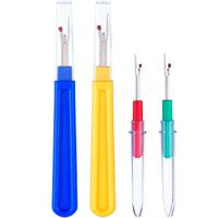 eBoot 4 Pieces Colorful Seam Ripper Plastic Handle Sewing Stitch Thread Unpicker Sewing Tools