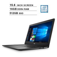Dell Inspiron 15 Newest 3583 15.6-Inch Premium Laptop, Intel Quad Core i7-8565U up to 4.6GHz, Intel UHD 620, 16GB DDR4 RAM, 512GB SSD, USB, HDMI, WiFi, Bluetooth, Windows 10
