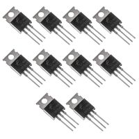 Bridgold 10pcs IRF740 IRF740PBF N-Channel MOSFET Transistor, 10 A 400 V,3-Pin TO-220AB