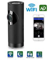 Mini Wireless Home Security Camera, ASZHONGA Panoramic Camera HD 1080P Baby Pet Security Camera System 360 Degree Fisheye Night Vision 2-Way Audio Alarm Motion Detection IP Camera Surveillance Camera