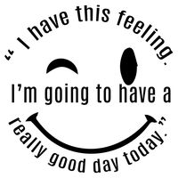 Frankies Cajun Customs I Have This Feeling v1 Vinyl Decal, Wall, Car, Laptop - Black - 10 inch