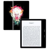 MightySkins Skin Compatible with Amazon Kindle Oasis 7" (9th Gen) - Idea Splash | Protective, Durable, and Unique Vinyl Decal wrap Cover | Easy to Apply, Remove, and Change Styles | Made in The USA