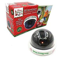 Santas Elf Surveillance Camera with LEDs - Sees All, Dummy Childrens Security Camera with Flasing Light.