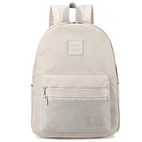 Choco Mocha Girls Backpack for Teen Girls Water Resistant College Backpack for Women School Bookbag Casual Travel Daypack Side Pocket with 15.6 Inch Laptop Sleeve Beige