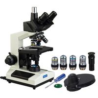 OMAX 40X-2000X Trinocular Compound LED Microscope with Phase Contrast Kit