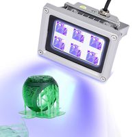 UV Curing Light 405nm UV Light for SLA DLP LCD 3D Printer Solidify Photosensitive Resin 405nm UV Resin with 60W Output Affect, DIY Curing Enclosue