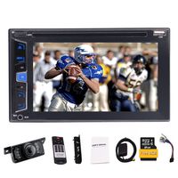 Latest Eincar 6.2" Double DIN Touchscreen in-Dash Bluetooth Car Stereo with GPS Navigation Mp3 Audio 1080P Video Player FM/AM/RDS Radio/TF/USB/AUX-in/SWC Rear View Camera + Remote Control