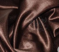 Satin L'Amour Solid Fabric 60" Wide Sold by The Yard (Brown)