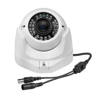 TMEZON 1.0MP HD 1280TVL Indoor/Outdoor Security Camera 720p(Hybrid 2-in-1 HD-AHD/960H Analog CVBS),36PCS LEDs,99ft IR Night Vision, 2.8-12mm Manual Zoom Surveillance CCTV Dome Camera