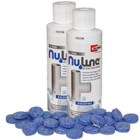 Fast Shipping! (2)-Pack NuLine HVAC Condensate 8 Ounce Nu-Line Drain Cleaner Plus (30) PT-200 Pan Tablets