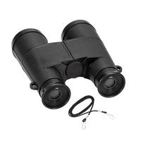 uxcell Toy Binoculars 6X35 Compact Foldable Binoculars Black with Neck Strap for Bird Watching Hiking Camping