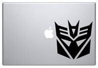 Decepticon Transformer (Black 2 Sticker of 3") Vinyl Decal Sticker for Car Automobile Window Wall Laptop Notebook Etc.... Any Smooth Surface Such As Windows Bumpers