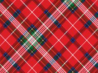Tartan Wrapping Paper (Bright Red Tartan Plaid Gift Wrap) for Christmas & All Occasions, 24" x 20 FT ROLL
