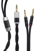 KK Cable PR-T Compatible Upgrade Audio Cable Replacement for Earphone Cable T1 II, T5 Headphone 3.5mm TRS Male Plug to Dual 3.5mm Connector cable, PR-T (4.9ft (1.5M))