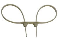 South Main Hardware 888861 33-in Natural CableTies, Disposable Handcuffs, White, 300-LB, 25-Pack, 25 Piece