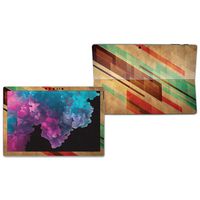 Mightyskins Skin Compatible with Microsoft Surface Pro 6 Tablet - Abstract Wood | Protective, Durable, and Unique Vinyl Decal Wrap Cover | Easy to Apply, Remove, and Change Styles | Made in The USA